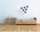 Airplanes Clouds Vinyl Wall Decals Nursery Sticker